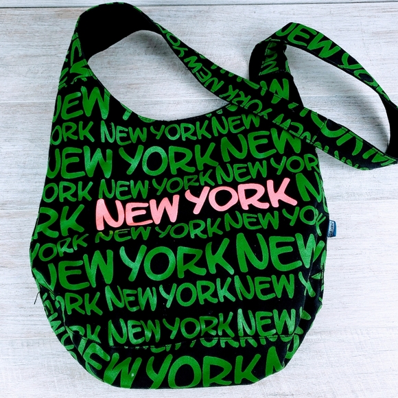 Johnny & GE Canvas Newyork Hobo Bag - Picture 1 of 8